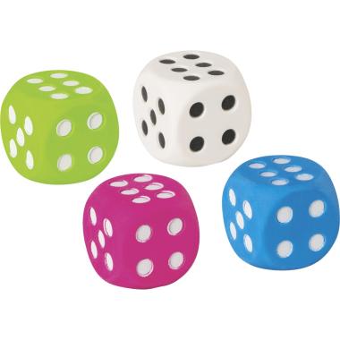Gomma a forma di dadi