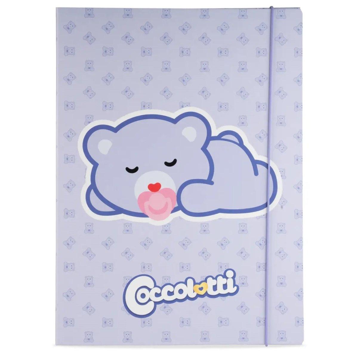 Cartella a4 con elastico dorso 1cm coccolotti by colourbook - classic