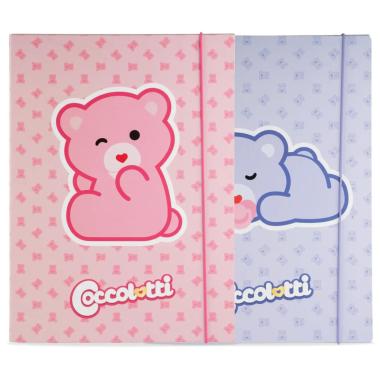 Cartella a4 con elastico dorso 1cm coccolotti by colourbook - classic