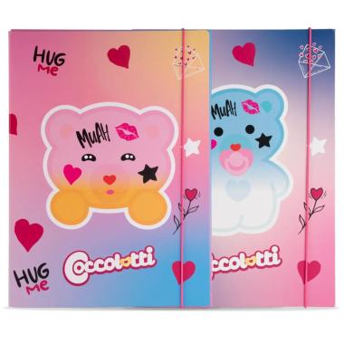 Cartella con elastico a4 dorso 1 cm coccolotti by colourbook - love&tell