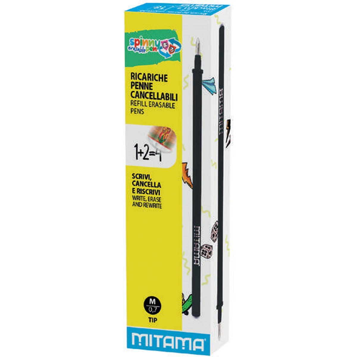 Mitama refill penne cancellabili spinny - 0,7 mm