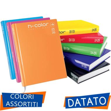 Diario scolastico standard 13x17,8 16 mesi 2025-2026 n-color