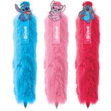 Penna sfera maxi fluffy lilo & stitch