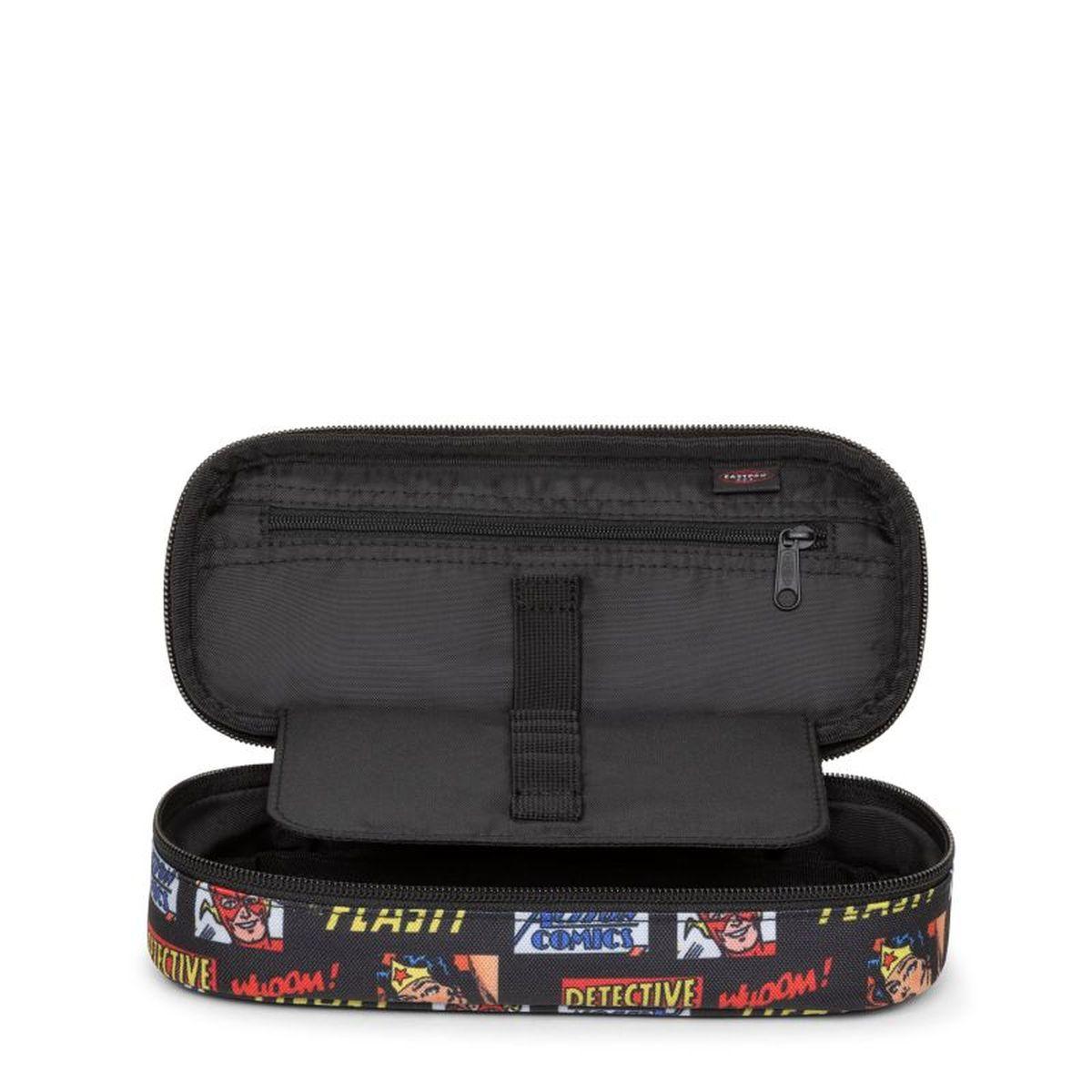 Eastpak astuccio oval single dc icons (nero)