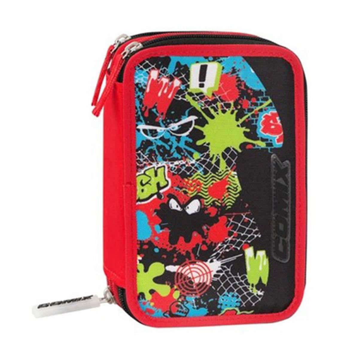 Astuccio 3 zip con corredo wave comix