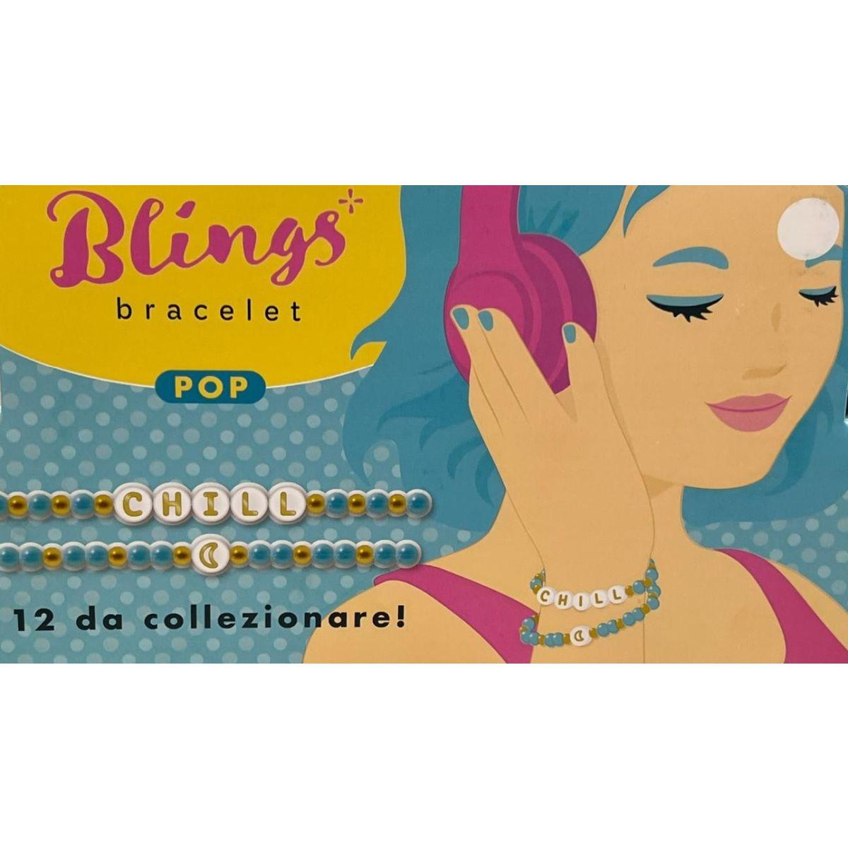 Coppia bracciali in plastica trrtlz blings pop