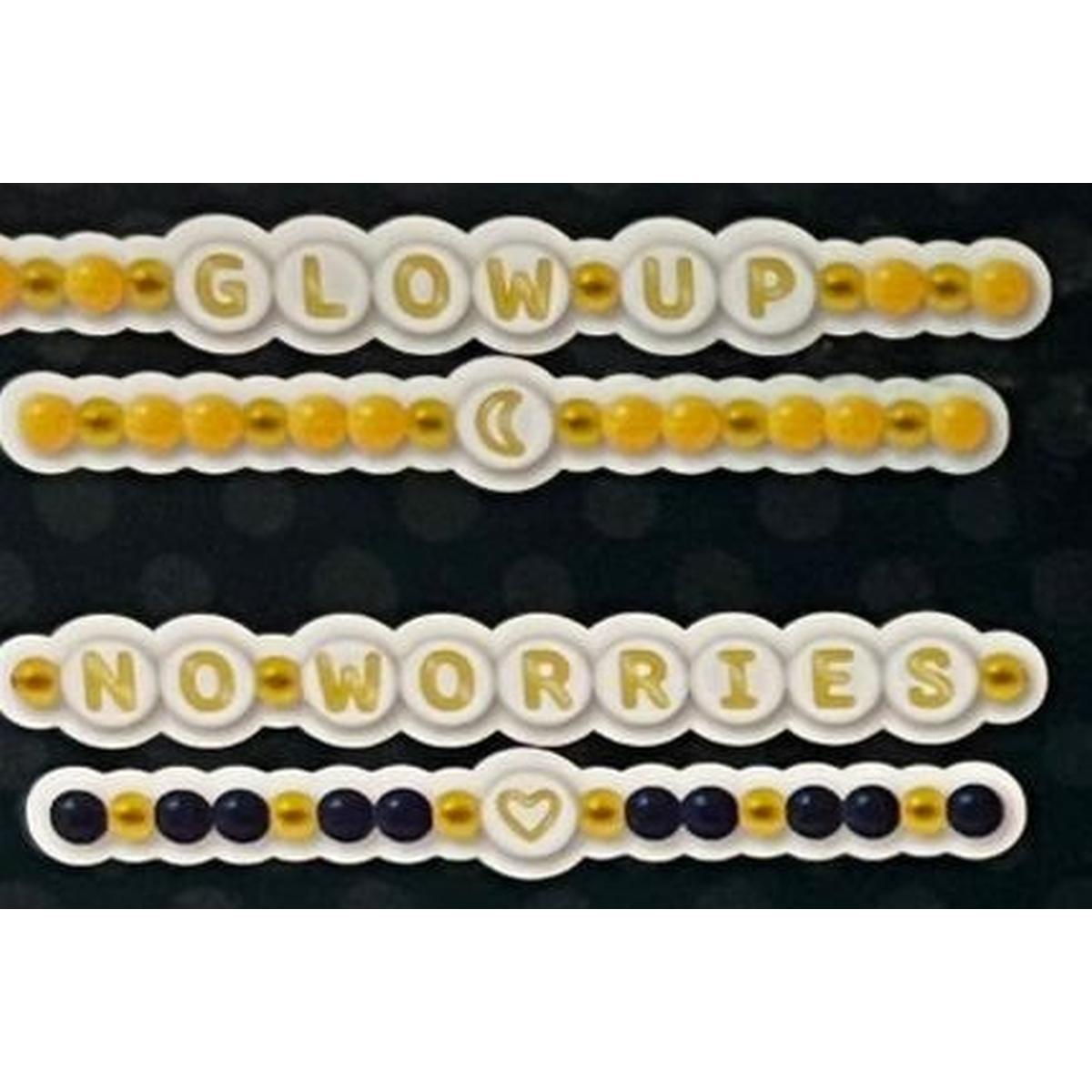 Coppia bracciali in plastica trrtlz blings glam