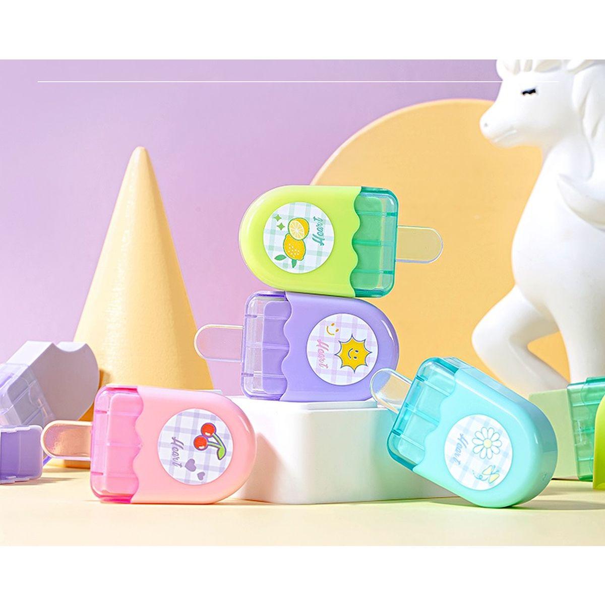 Deli gomme in forma di gelato