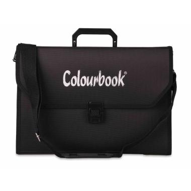 Colourbook valigetta ppl con tracolla 26x39 - nero