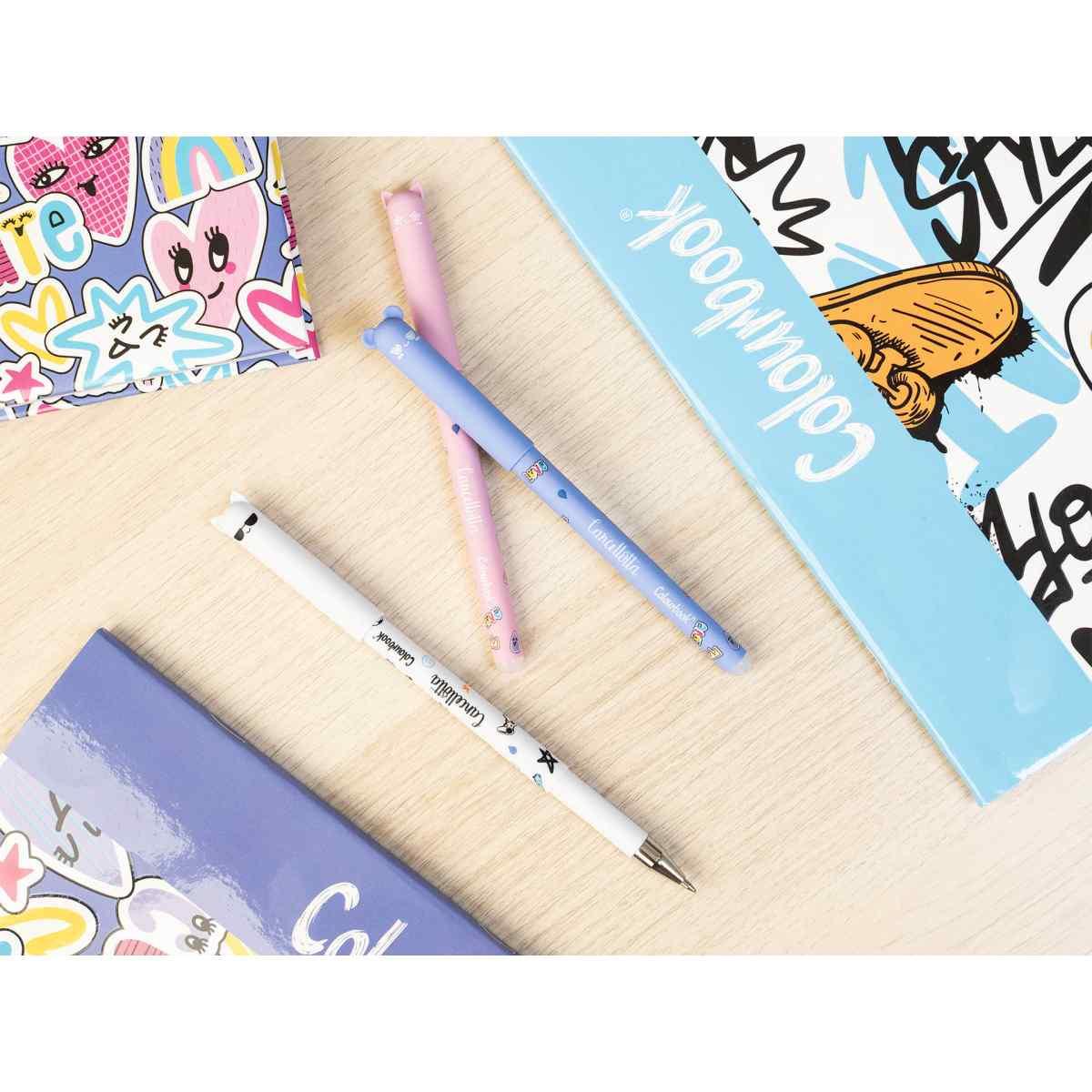 Colourbook penna gel cancellotta abstract (a+b)