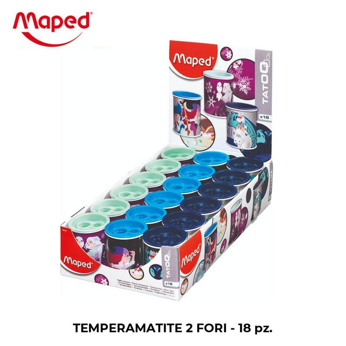 Temperamatite maped tatoo 2 fori con contenitore