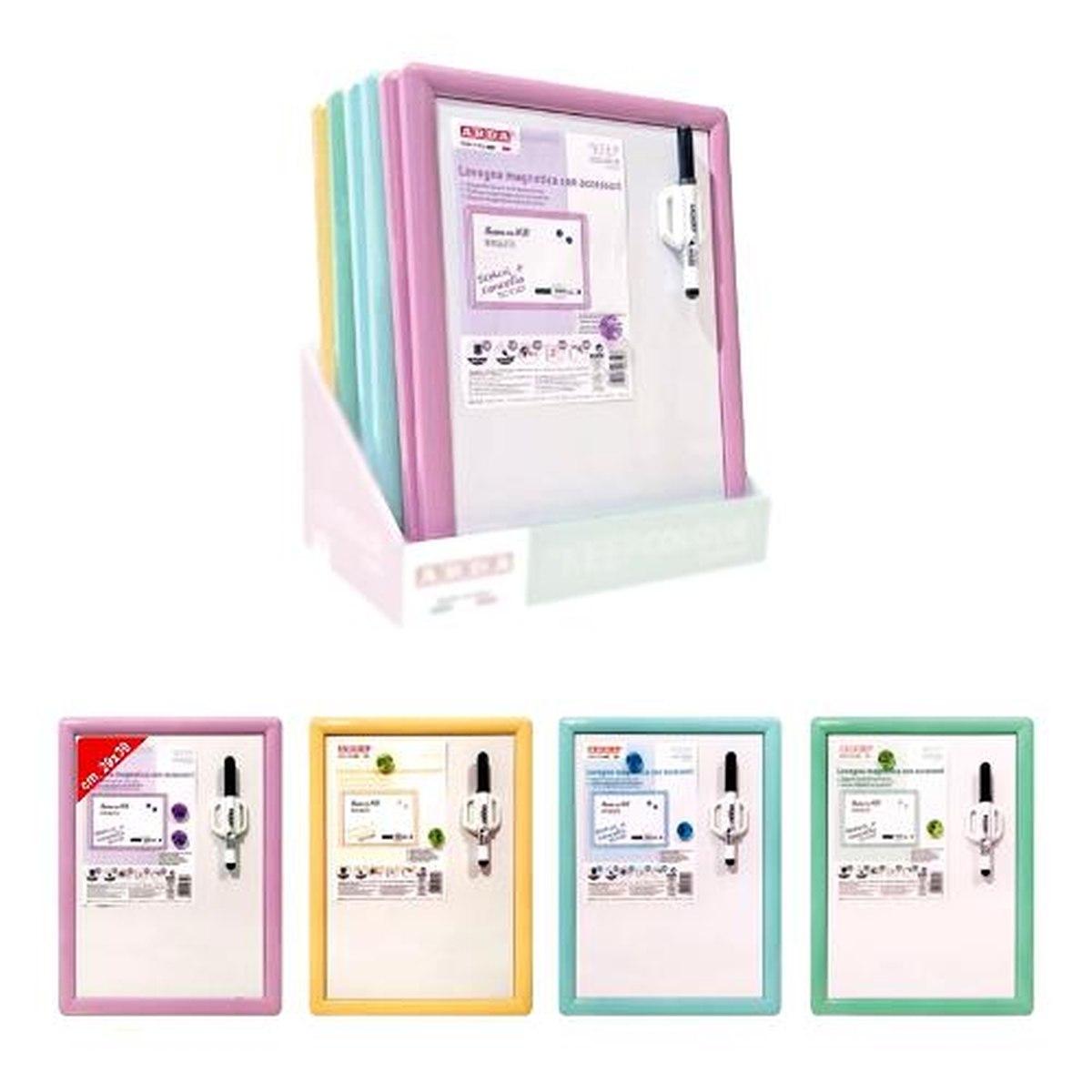 Lavagna magnetica bianca cm 29 x 39 keep colour pastel arda