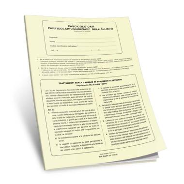 Fascicolo dati personali-giudiziari allievo-aggiornato al nuovo regolamento - 2016/679 gdpr