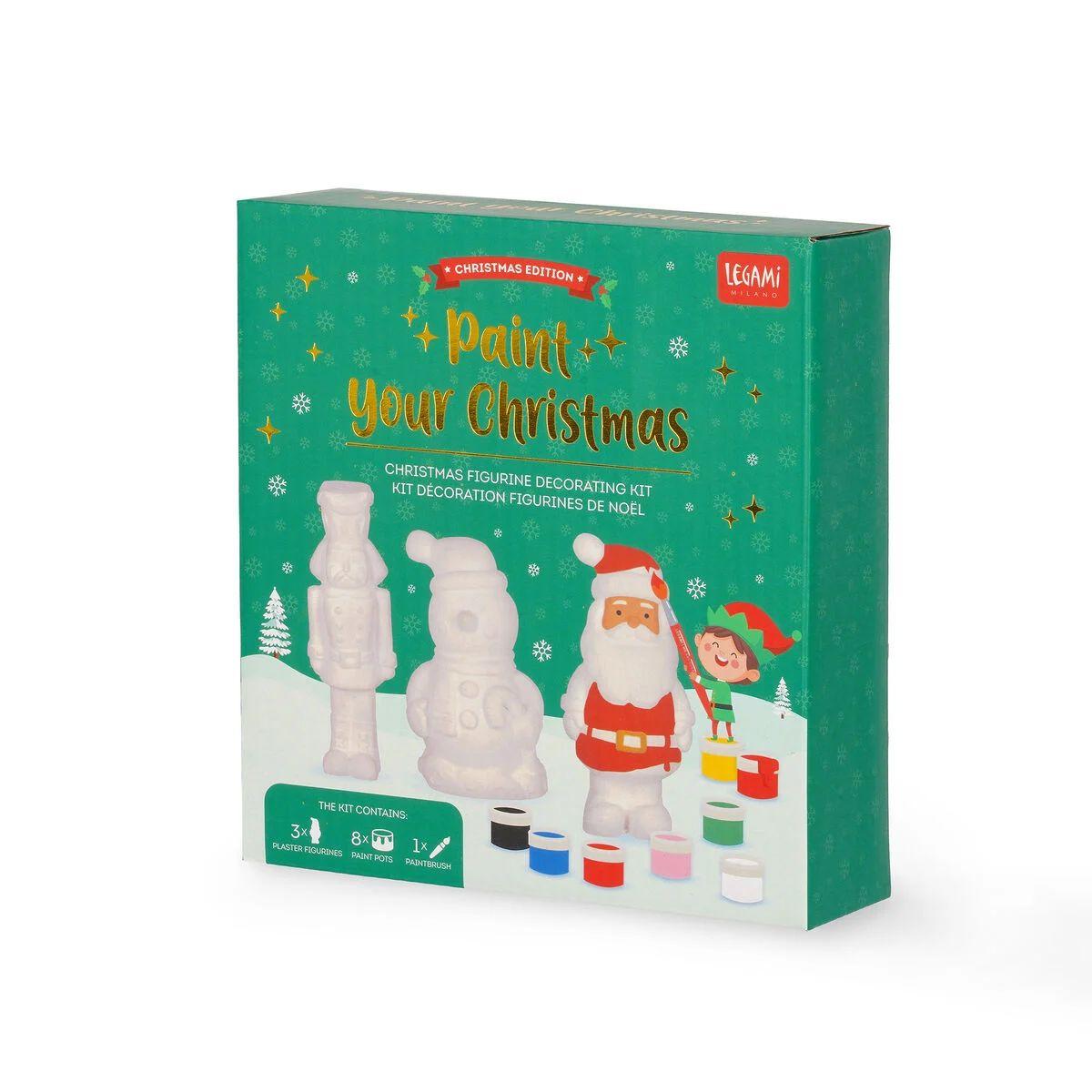 Legami paint your christmas - kit decorazione statuette di natale