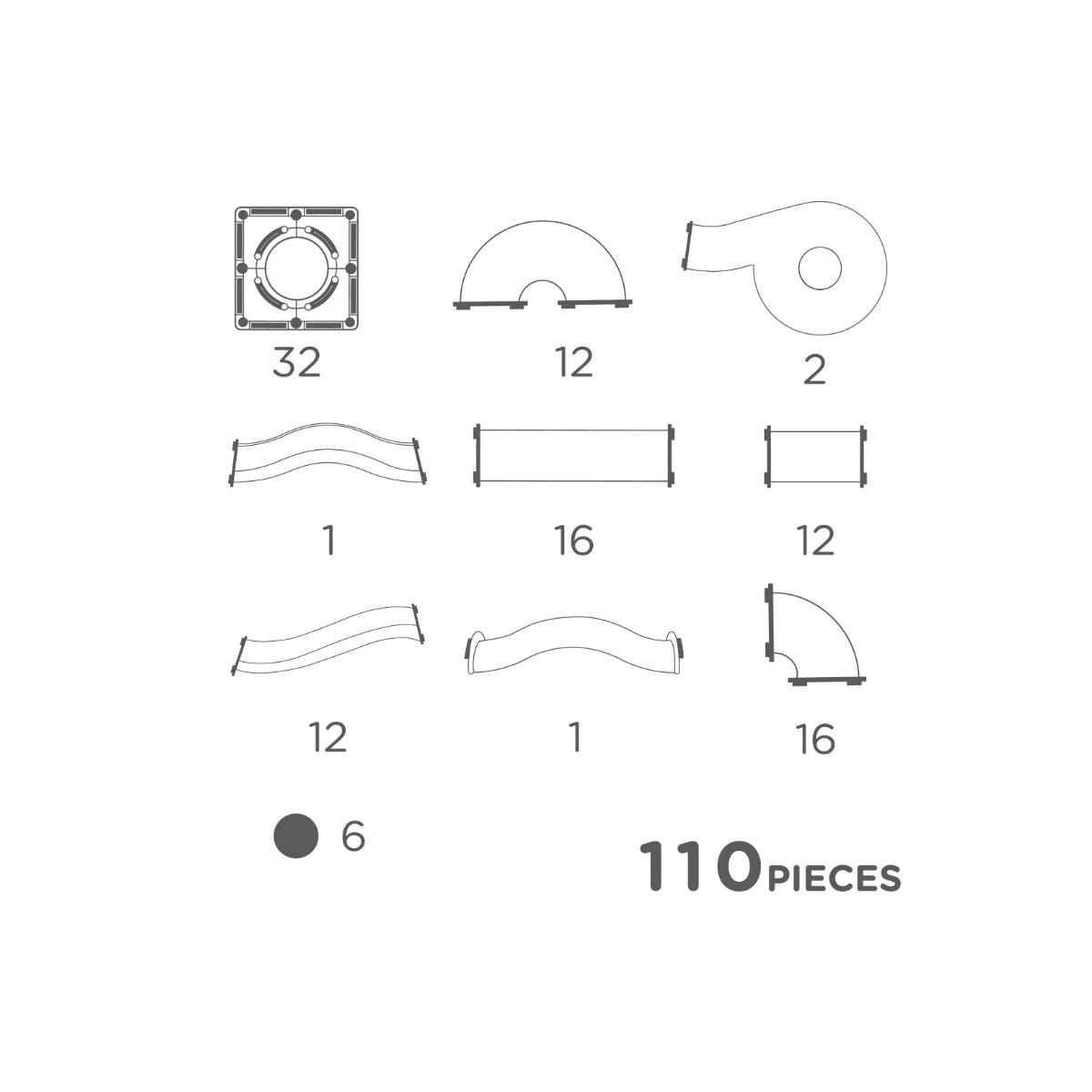 Corsa a sfera pacchetto intelligente pastello