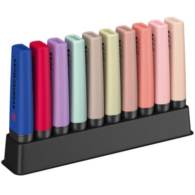 Evidenziatore stabilo boss original naturecolors desk set 10 colori