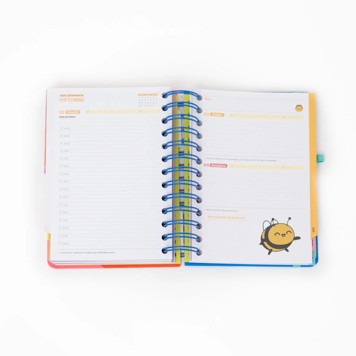 Agenda wonder piccola 2026 giornaliera - quando si chiude una porta, si apre l'agenda