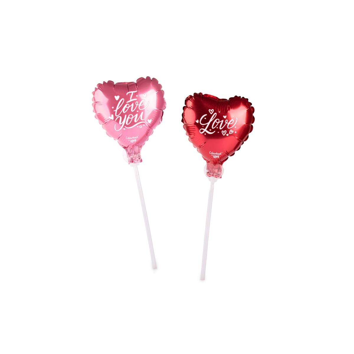 Palloncini in love colourbook 16×19,5 cm  set 6 decorativi