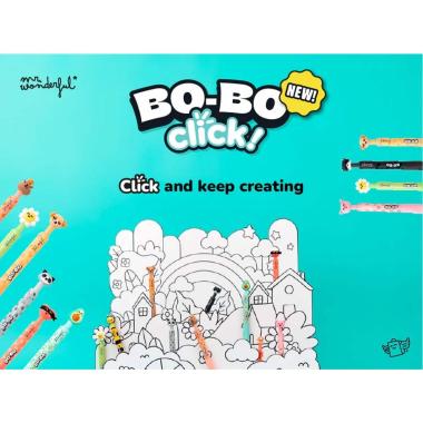 Set di 2 penne cancellabili bo-bo click!