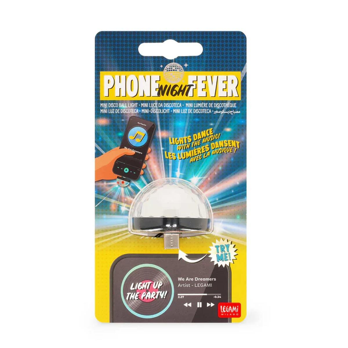 Legami phone night fever - mini disco ball