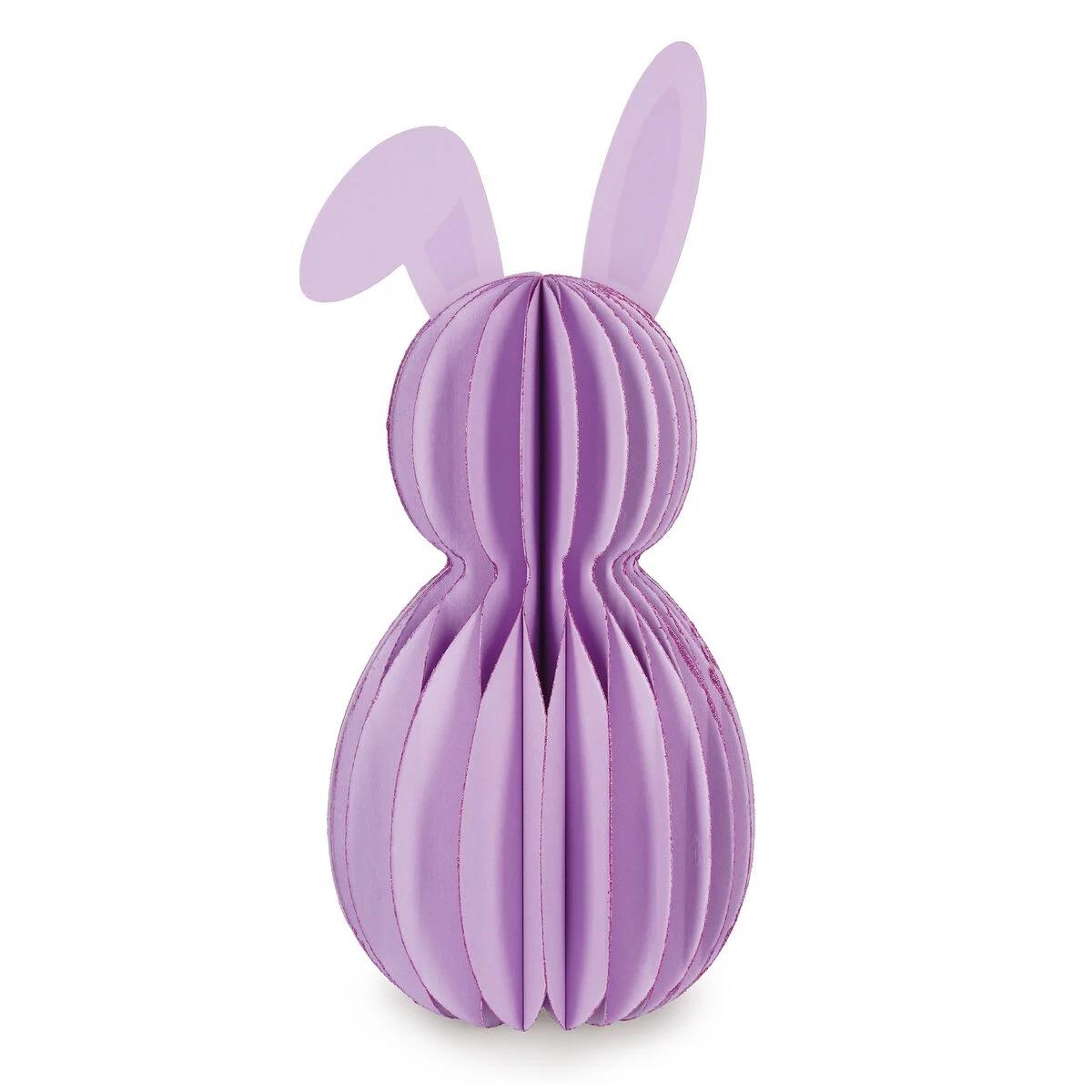 Set di 2 coniglietti pieghevoli in carta - hoppy easter