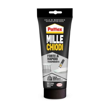 Henkel pattex mille chiodi trasparente forte & rapido - 52 gr