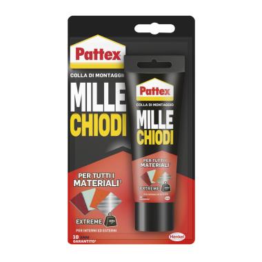 Henkel pattex mille chiodi bianco oggetti pesanti multimateriale - 142 gr