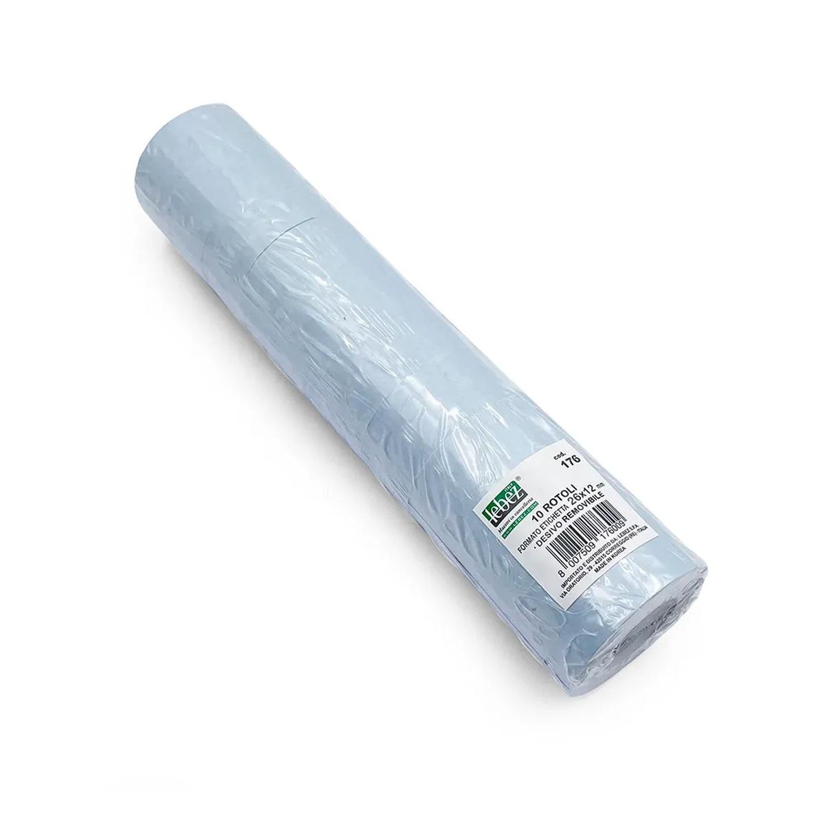 Lebez - rotolo da 1.000 etichette per prezzatrice - removibili - formato 26 x 12 mm