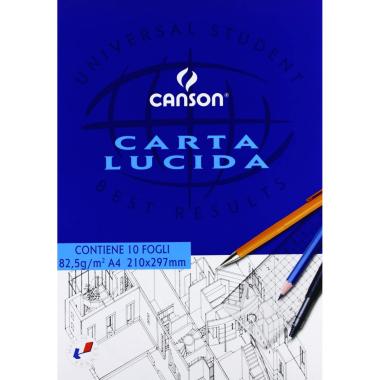 Canson - blocco carta lucida a4 - 10 fg - 82,5 gr