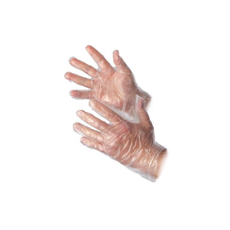 Guanti monouso in polietilene - confezione da 100 pz