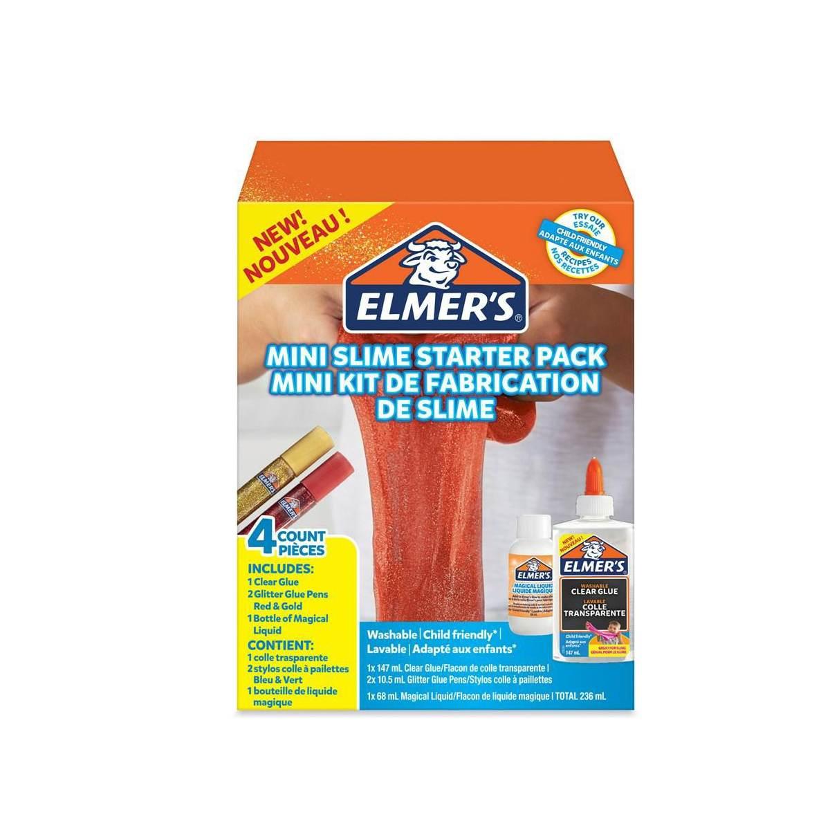 Elmer's - slime kit mini starter - rosso/oro
