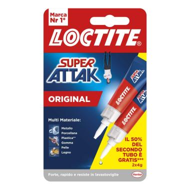 Henkel loctite super attak original bipack 4g + 4g