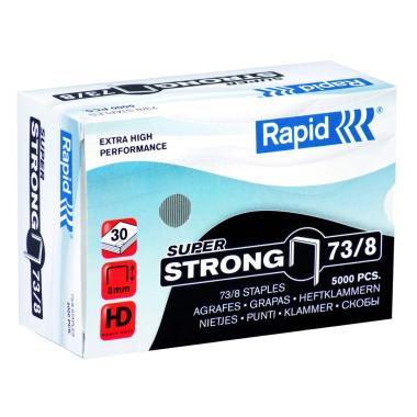 Rapid punti metallici super strong 73/8 - confezione da 5000 pz
