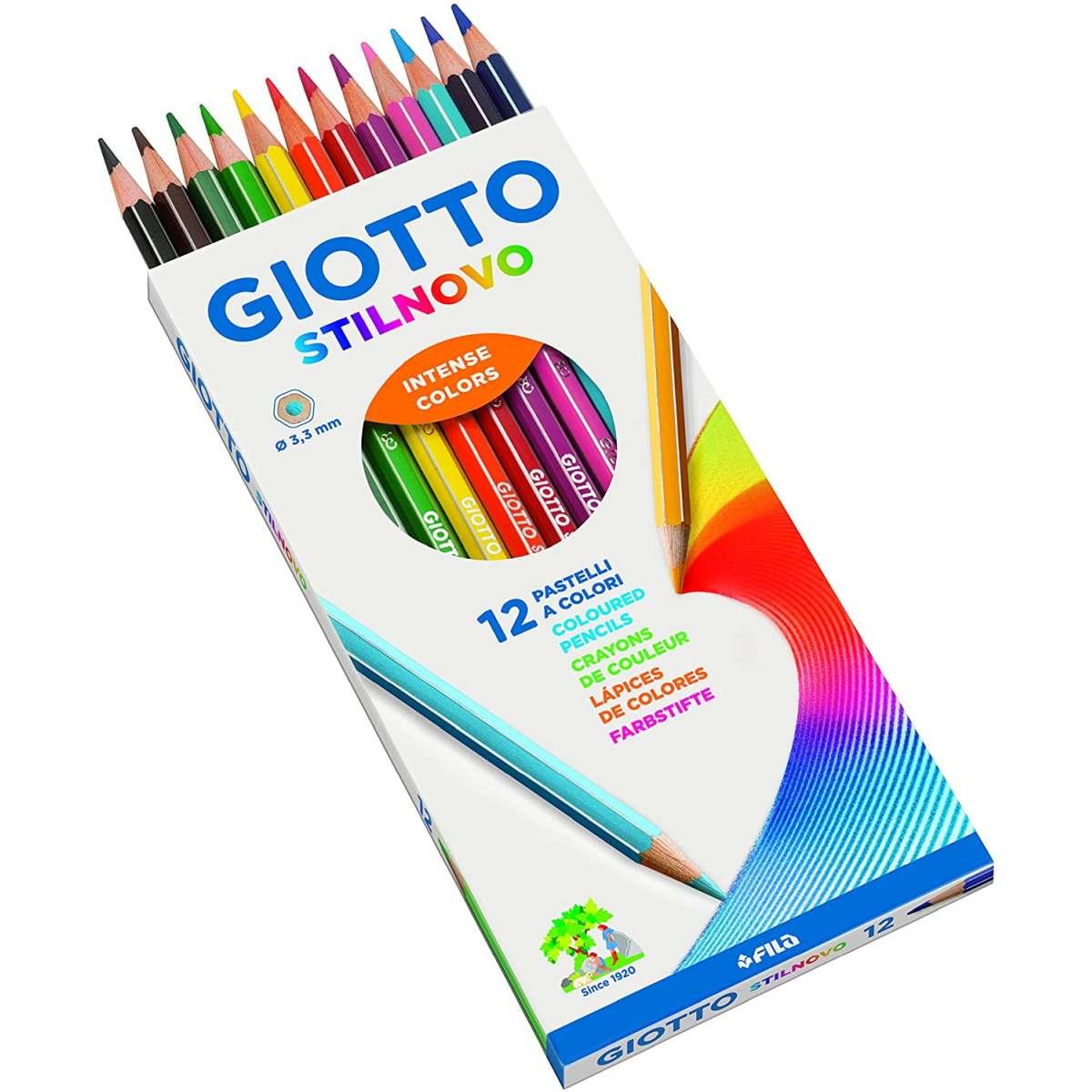 Pastelli giotto stilnovo - Ø 3,3 mm - 12 pz