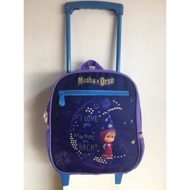 Zaino trolley asilo masha e orso