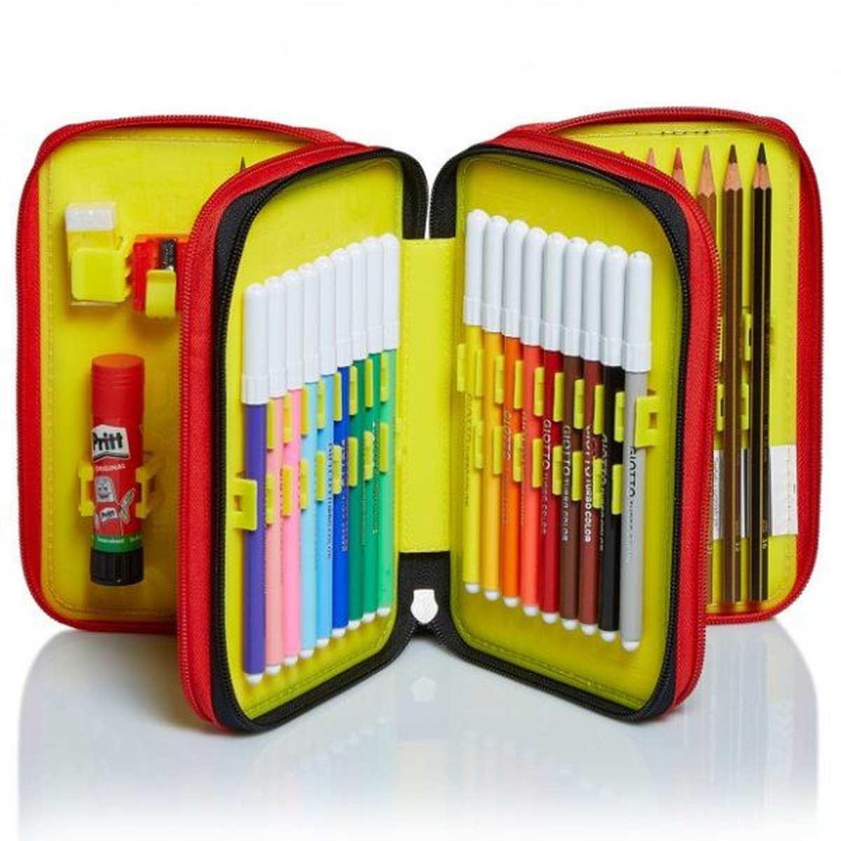 Seven - astuccio 3 zip pen pad urban rock