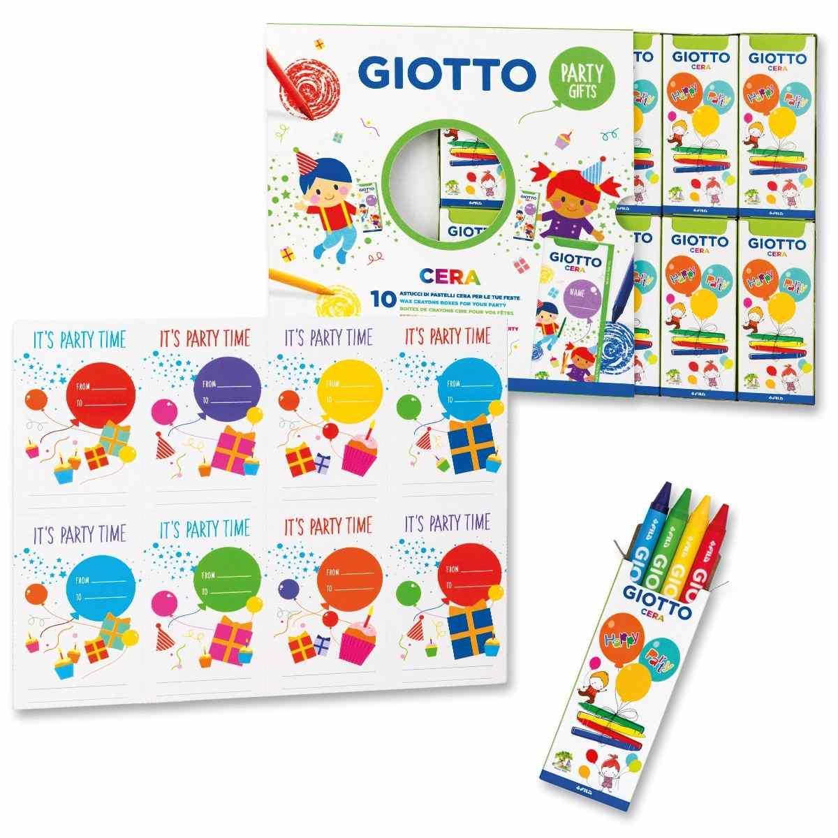 Giotto cera party gifts
