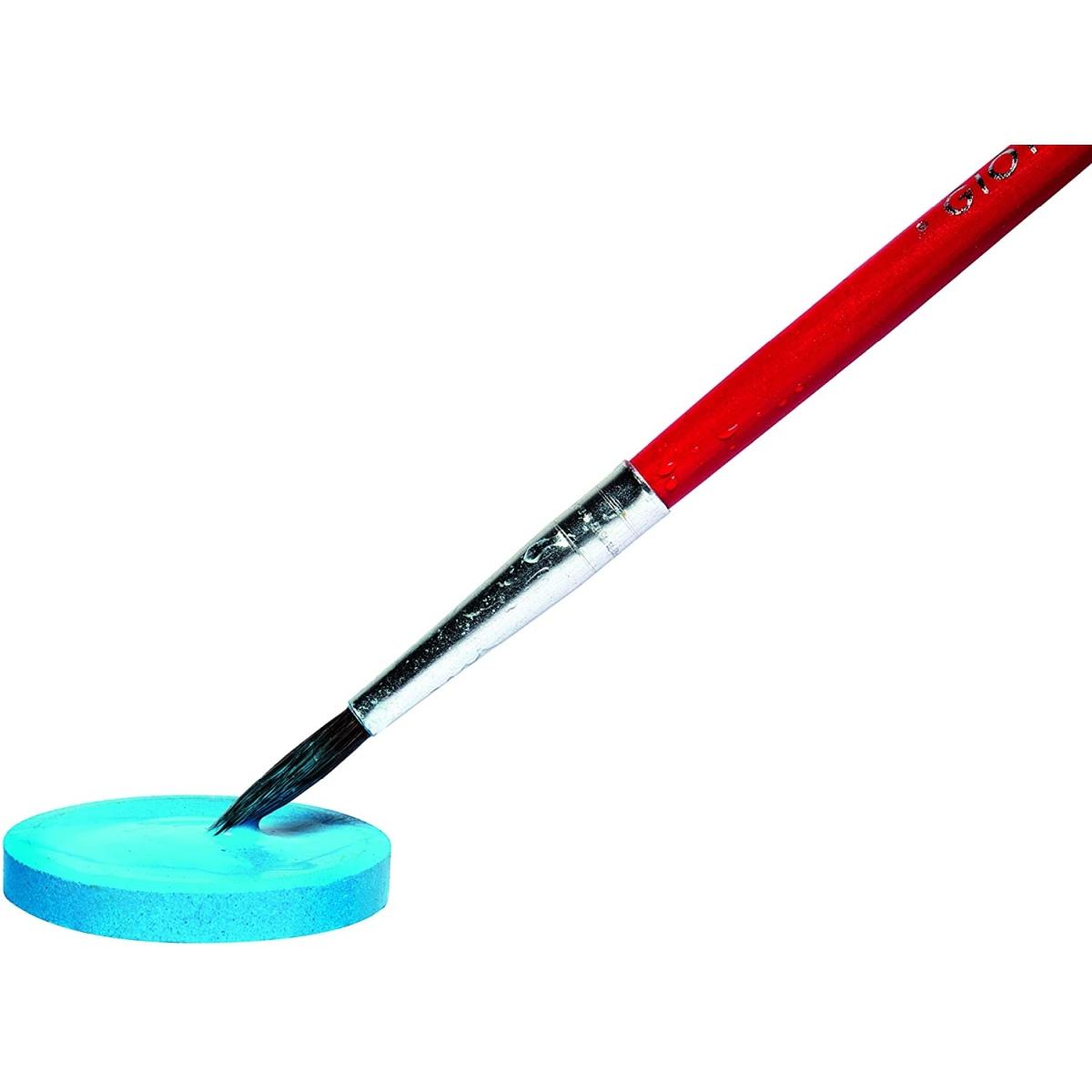 Giotto acquarelli diamentro 30 mm - confezione da 12 colori + 1 pennello