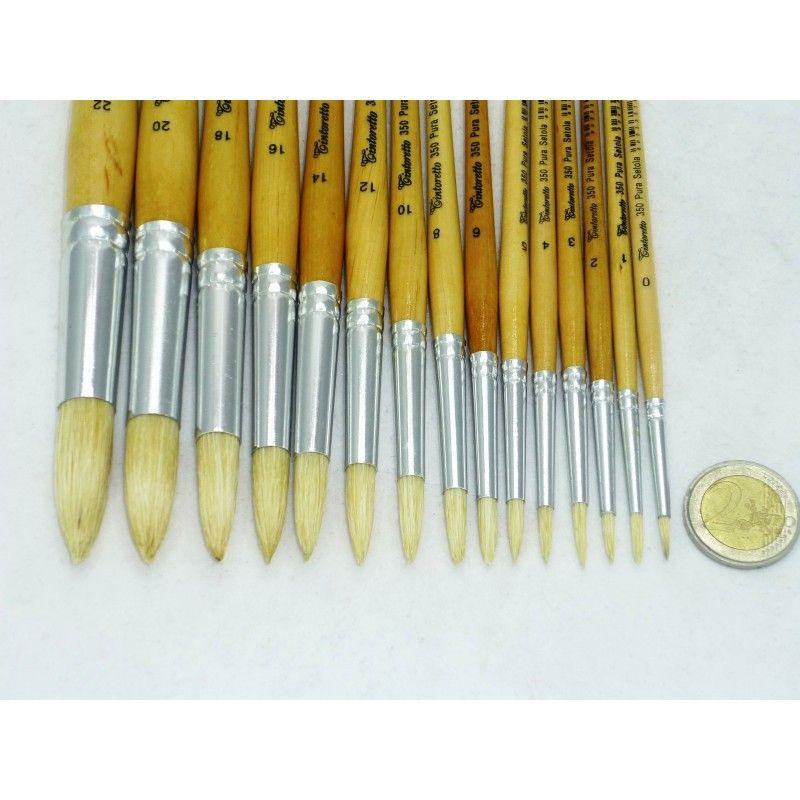 Pennello setola cinese tondo m. 0 serie 350