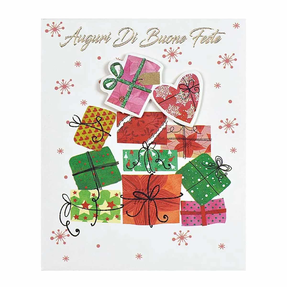 Biglietto natale - 6,5 x 8 cm