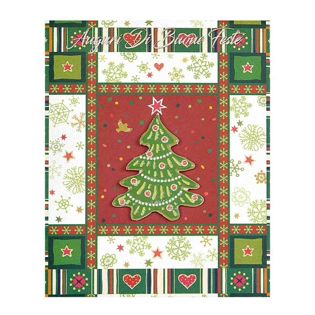 Biglietto natale - 6,5 x 8 cm