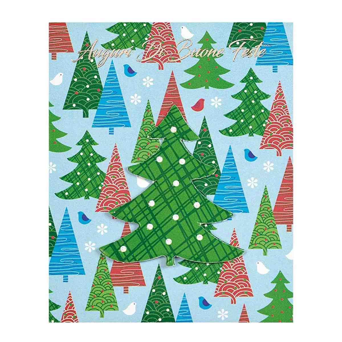 Biglietto natale - 6,5 x 8 cm