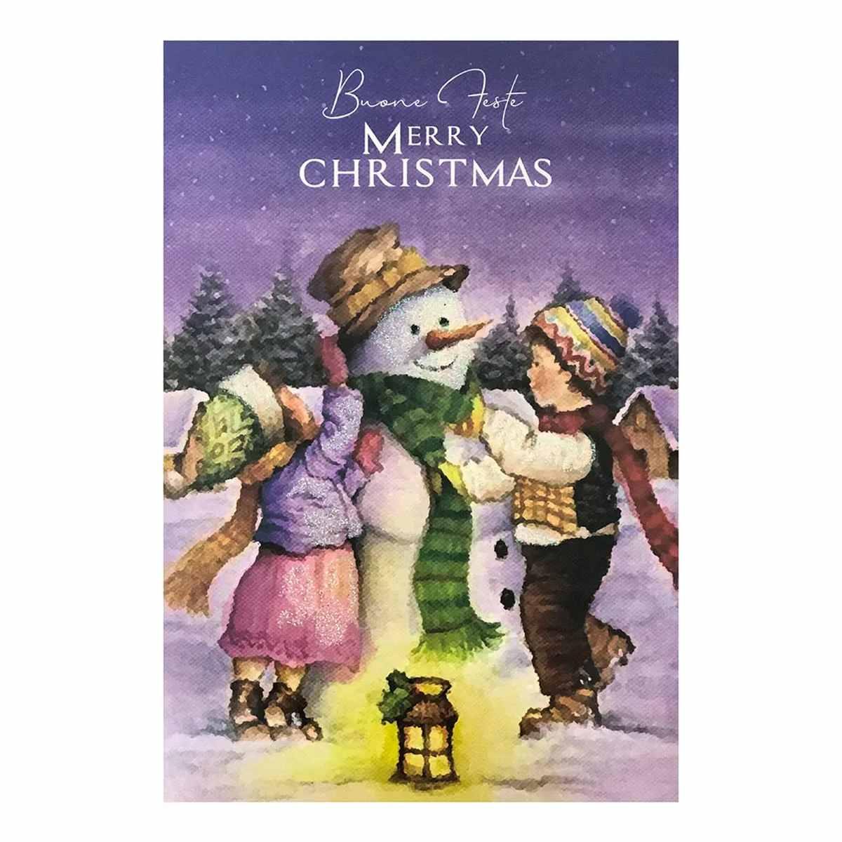 Biglietto natale - 11,5 x 17 cm