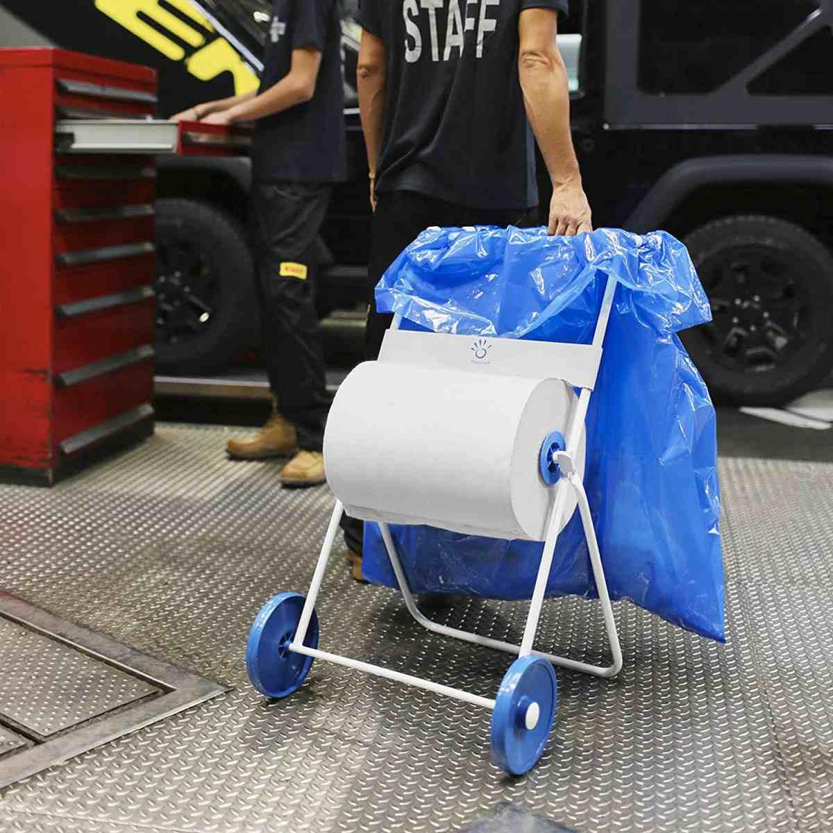 Bobina industriale 180 mt - 800 strappi in pura cellulosa - goffratura micro - 2 veli