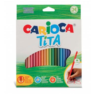Carioca matite colorate tita - 24 pz