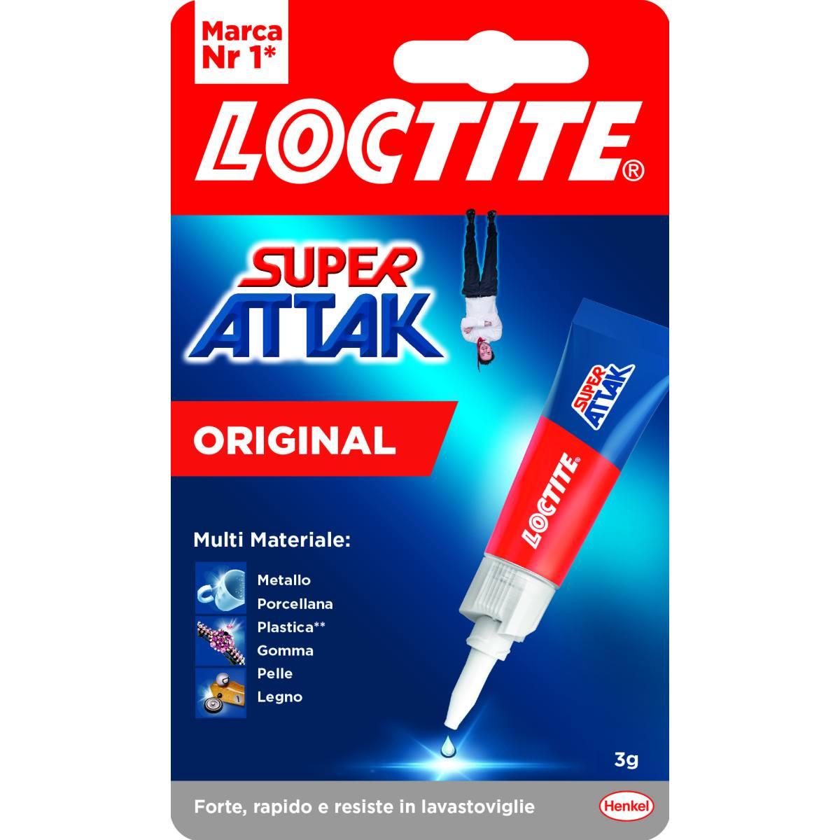 Henkel loctite super attak original 3g+1g gratis