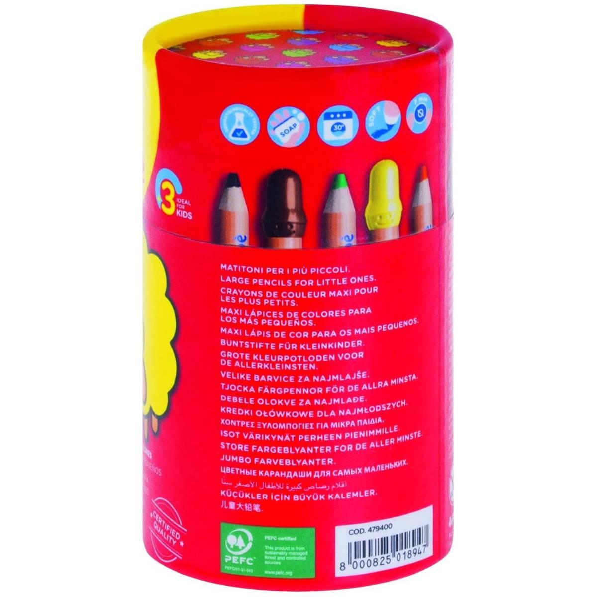 Giotto be-b matitoni - barattolo 10 pz