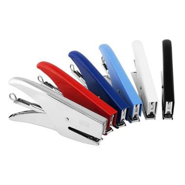 Lebez - cucitrice a pinza in metallo - punti 11 - colori assortiti