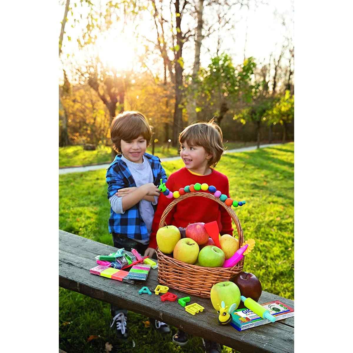 Giotto patplume 3d creation - confezione 12 x 33 gr + accessori