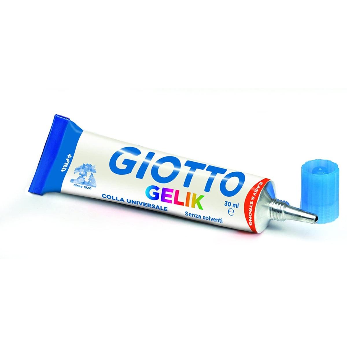 Giotto gelik - colla trasparente - tubetto da 30 ml
